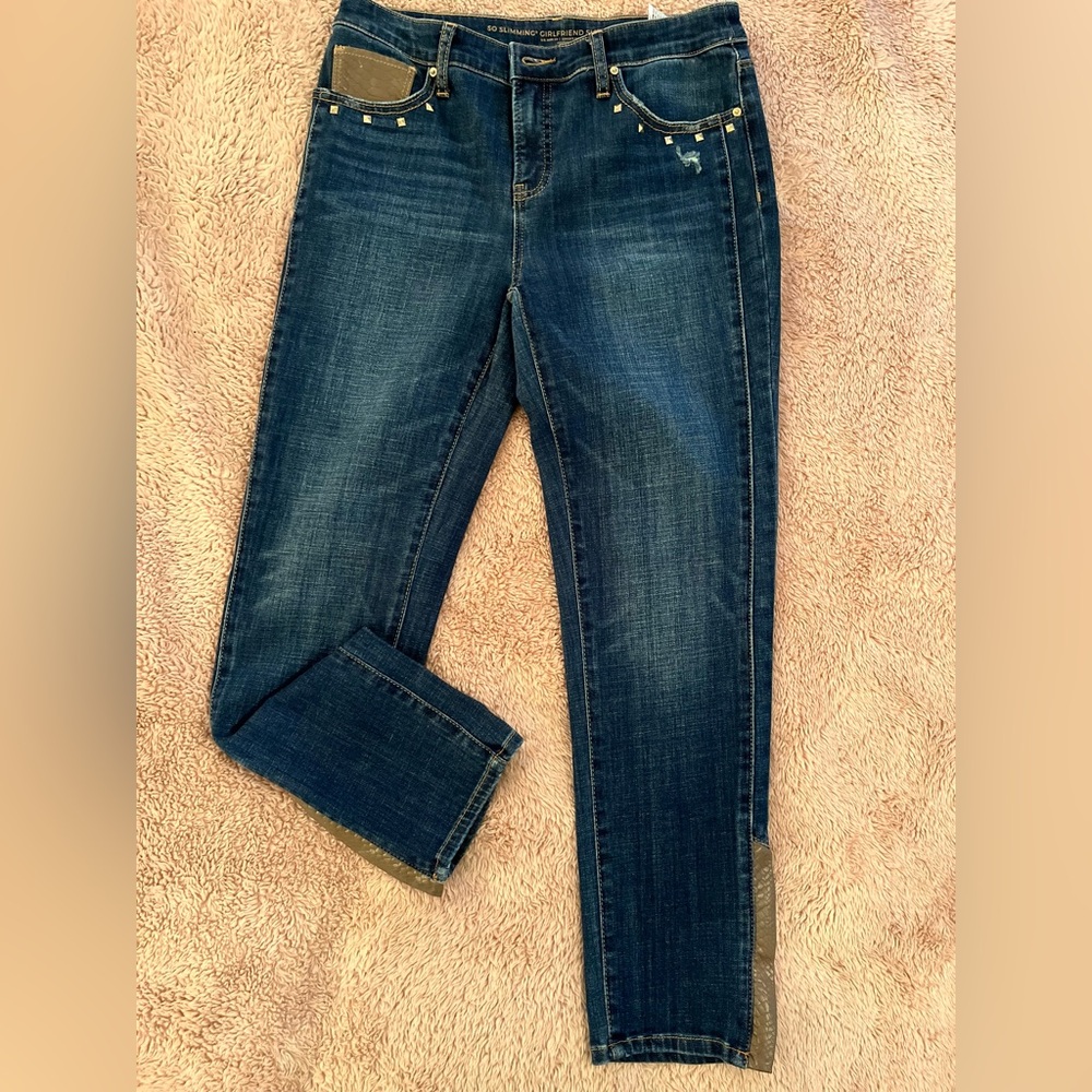 Chico’s ankle straight leg Jean